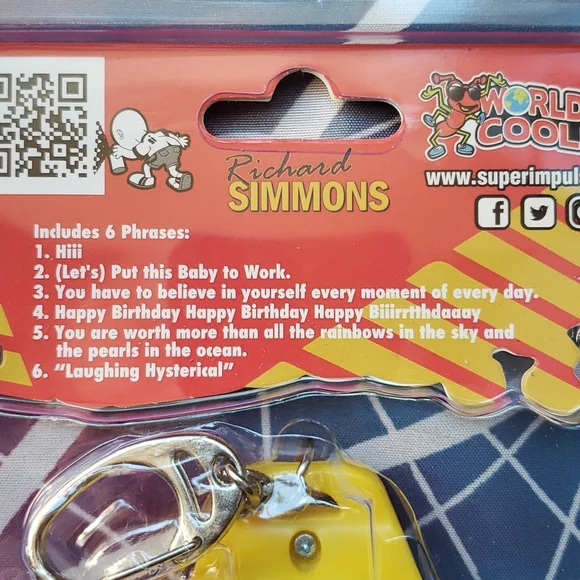 Richard Simmons talking keychain - Picture 6 of 6